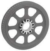 Gzp Rr Pulley Silver F*St00 06 70 T 1.125 Rear Wheel Pulley Zodiac Default Title