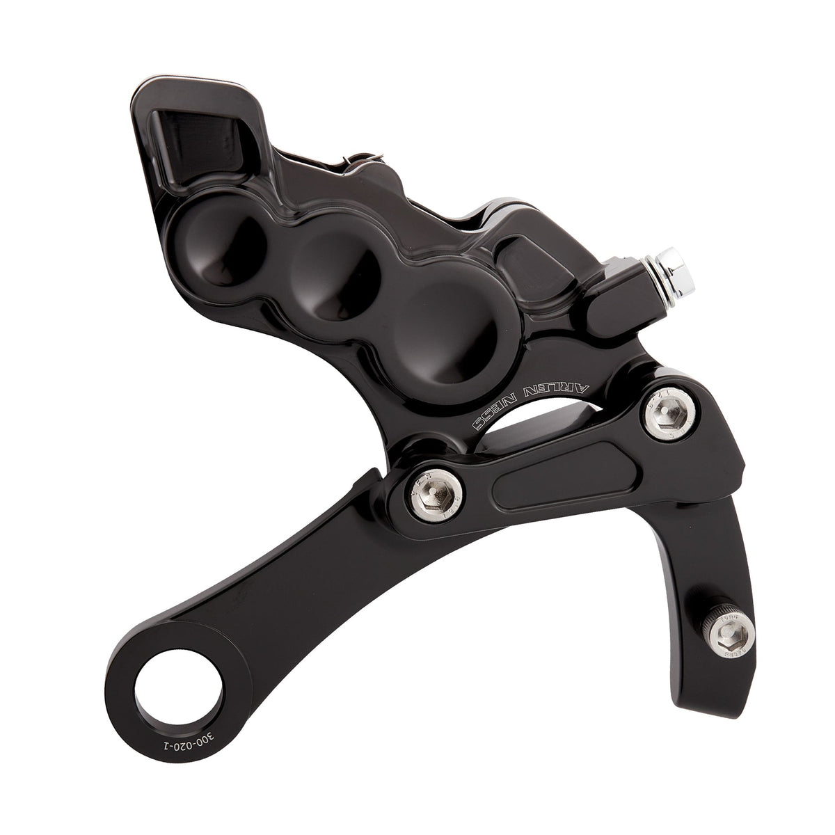 Rear 6-Piston Brake Caliper Kit, Black - 18+ Softail Brake Calipers Arlen Ness