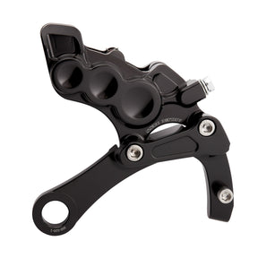 Rear 6-Piston Brake Caliper Kit, Black - 18+ Softail Brake Calipers Arlen Ness