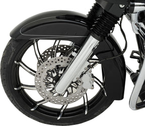 Performance Machine (Pm) Front Wheel Supra 21" X 3.5" One Piece Aluminum Platinum Cut Front Wheel Performance Machine