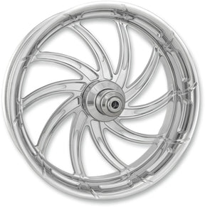 Performance Machine (Pm) Front Wheel Supra 21" X 3.5" One Piece Aluminum Chrome Front Wheel Performance Machine