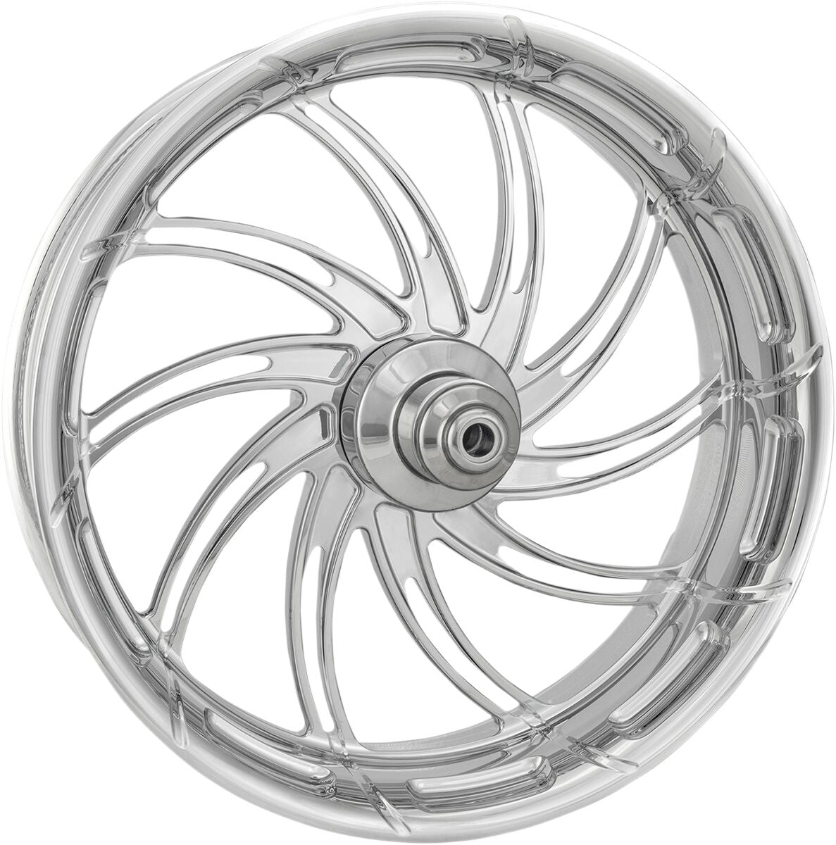 Performance Machine (Pm) Front Wheel Supra 21" X 3.5" One Piece Aluminum Chrome Front Wheel Performance Machine
