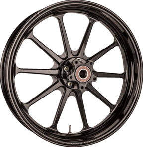 Track Pro Front Wheels - Dual Disc/without ABS, Black - 17" X 3.5" Wheels Slyfox Performance Default Title