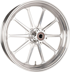 Slyfox Track Pro Front Wheels - Dual Disc/without ABS, Machined - 17" X 3.5" Front Wheel Slyfox