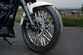 Performance Machine (Pm) Wheel Nivis Front Dual Disc/Without Abs Contrast Cut Platinum 21x3.5 Front Wheel Performance Machine
