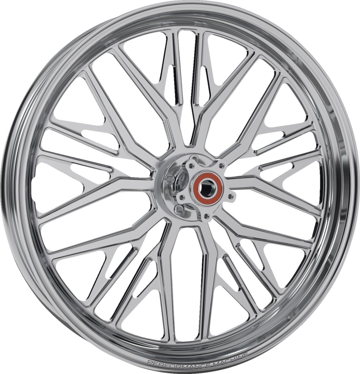 Performance Machine (Pm) Wheel Nivis Front Dual Disc/With Abs Chrome 21x3.5 Front Wheel Performance Machine