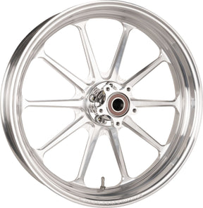 Slyfox Track Pro Wheel 10 Spoke, Raw - 18" X 5.5" ABS - 08-22 Touring Rear Wheel Slyfox