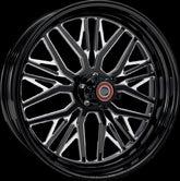 Performance Machine (Pm) Wheel Nivis Rear Single Disc/With Abs Contrast Cut Platinum 18x5.5 Rear Wheel Performance Machine