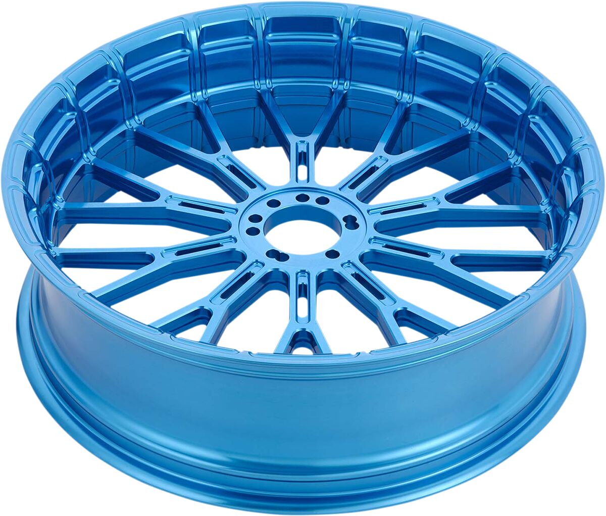 Arlen Ness Rim Y Spoke Blue 18 X5.5 Wheel Arlen Ness