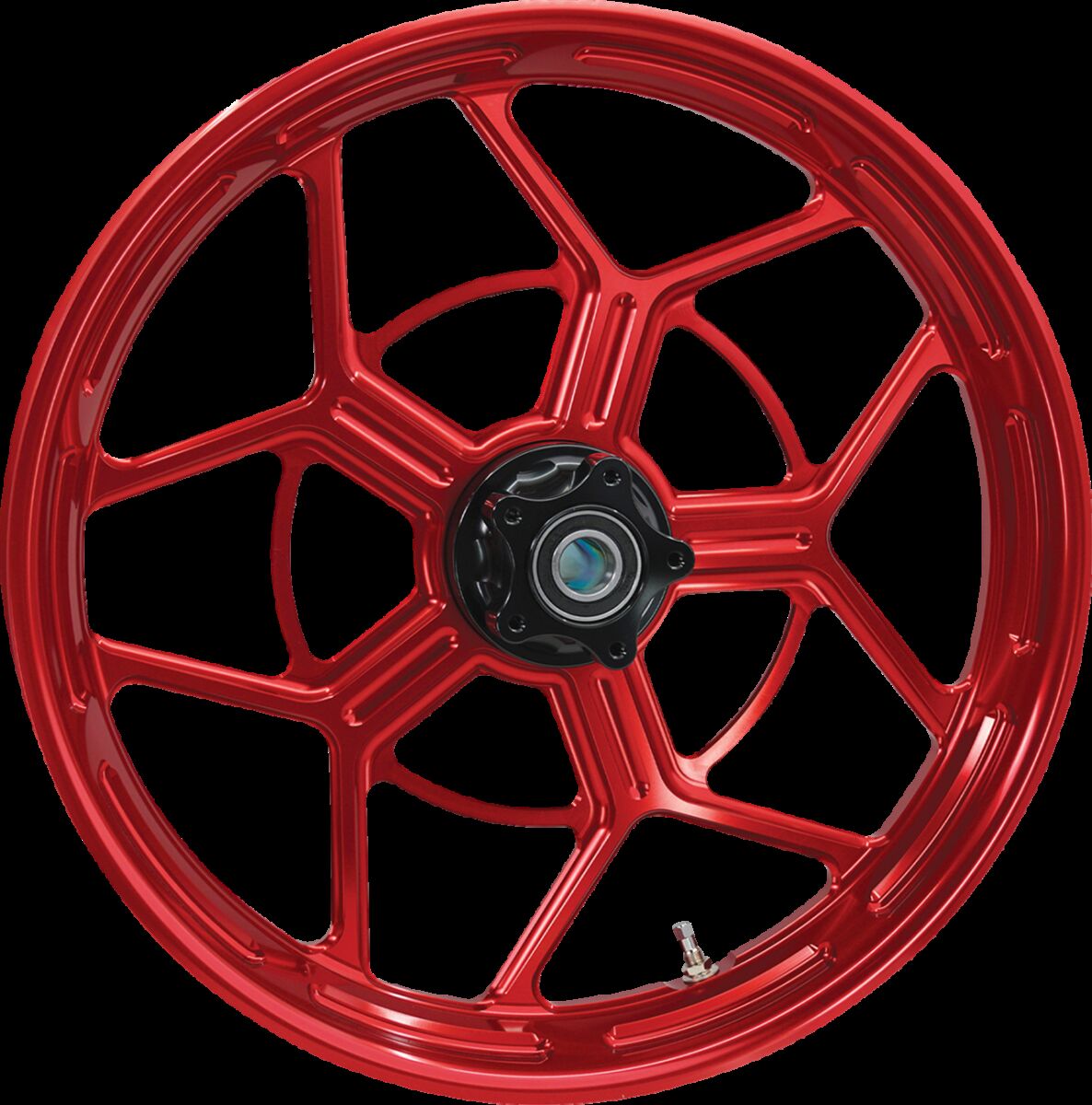 Arlen Ness Speed 5 Forged Wheels, Red - 19" x 3.25" (RIM ONLY) Wheel Arlen Ness