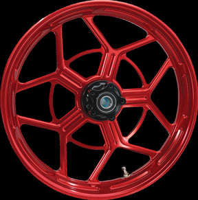 Arlen Ness Speed 5 Forged Wheels, Red - 19" x 3.25" (RIM ONLY) Wheel Arlen Ness