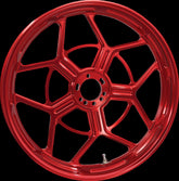 Arlen Ness Speed 5 Forged Wheels, Red -21" x 3.25" (RIM ONLY) Wheel Arlen Ness