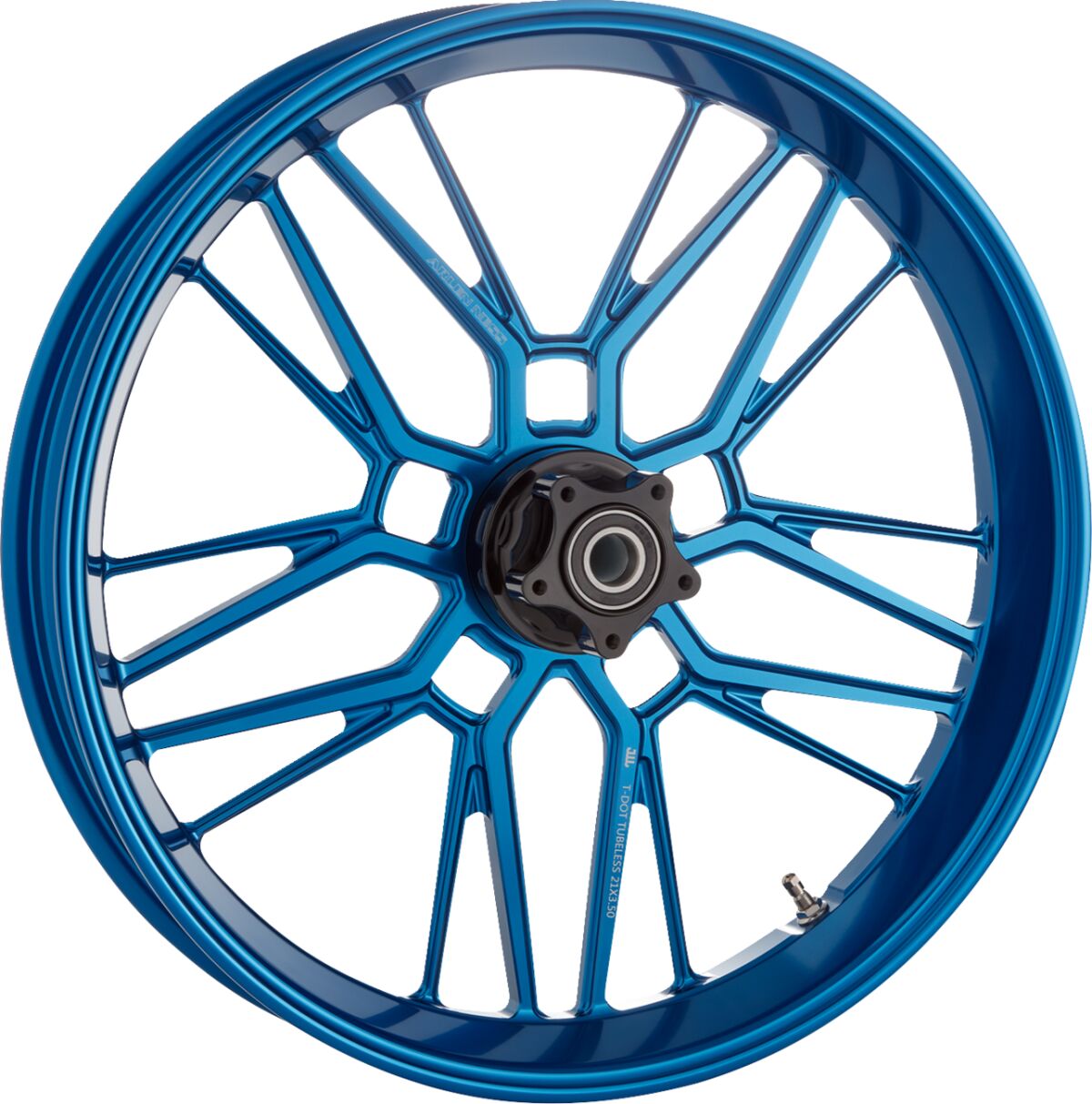 Arlen Ness Rim Split Spoke 19 X 3.25 Blue Wheel Arlen Ness