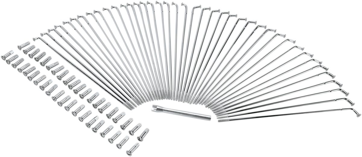 Drag Specialties Spoke Set 21 Chr Ng/Dc Wheel Spokes & Nipples Drag Specialties