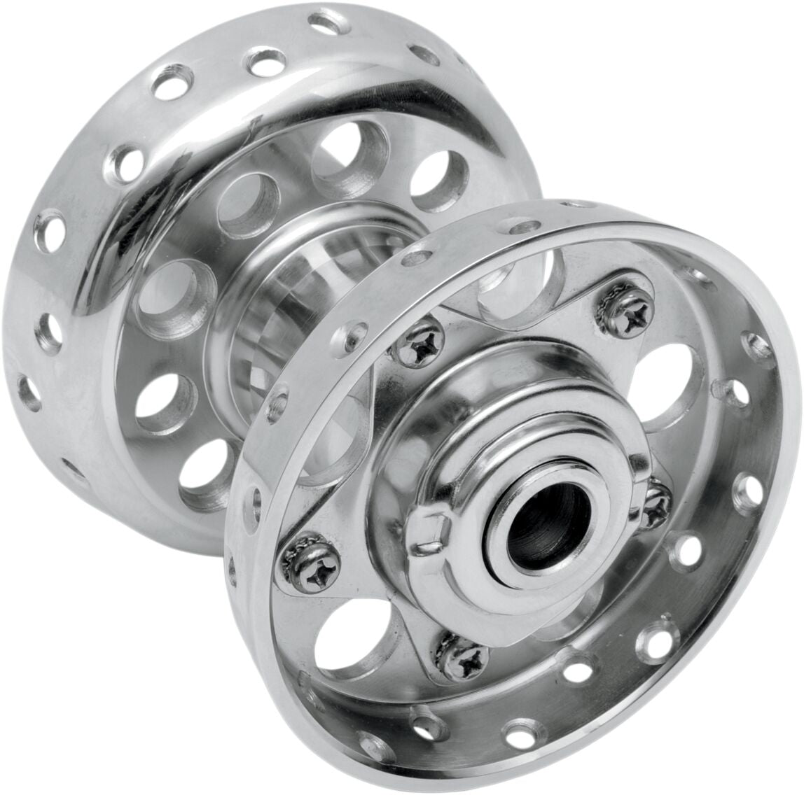 Drag Specialties Star Hub Front/Rear With Timken Style Bearings Chrome Wheel Hubs Drag Specialties