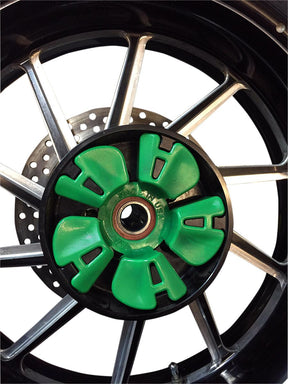 Alloy Art Dampener Cush Drive Green Wheel Hubs Alloy Art