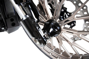 Wheel Hub Front Single Disc 08 Flt Without Abs Black Arlen Ness