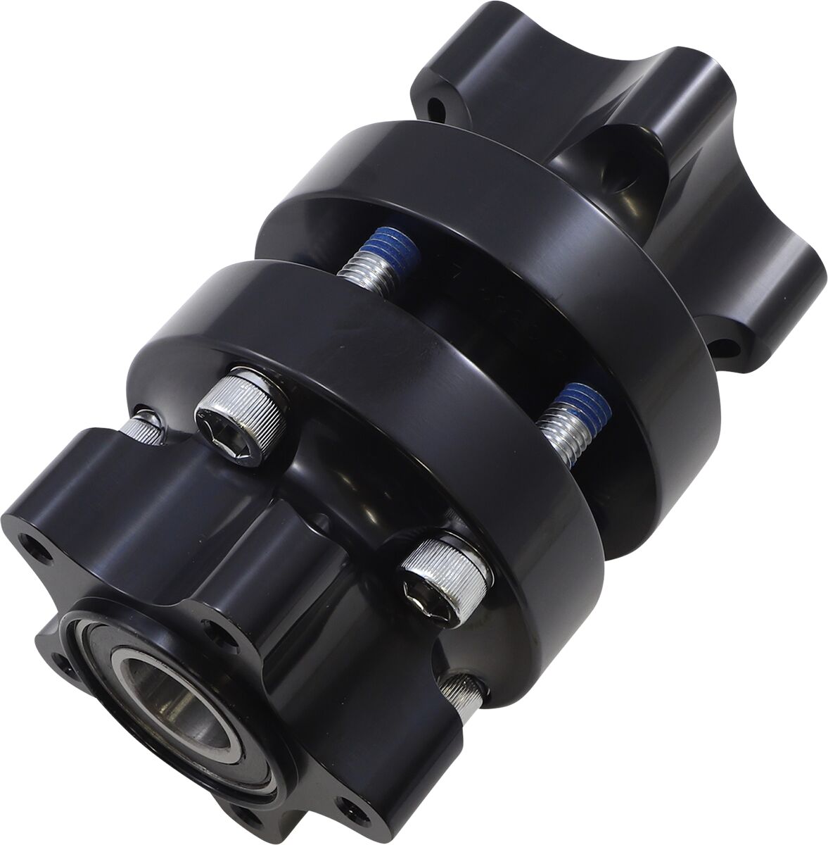 Arlen Ness Cartridge Hub Kit for Front Wheels, Black - 00-07 Touring / Dual Disc Wheel Hubs Arlen Ness