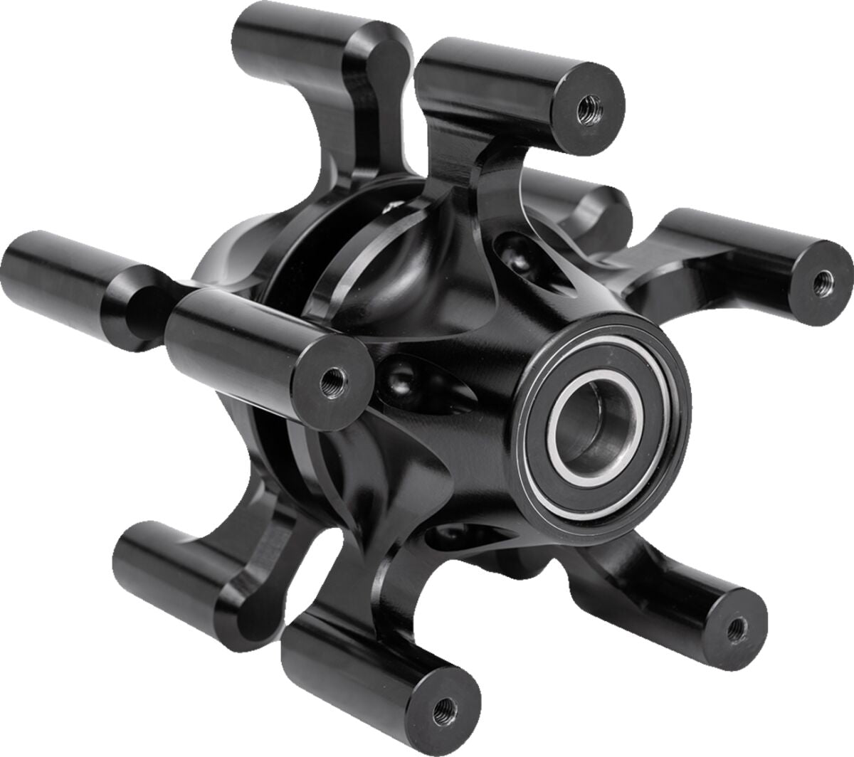 Spider Hub Kit for Front Wheels, Black - 08+ Touring / Dual Disc Wheel Hub Arlen Ness Default Title