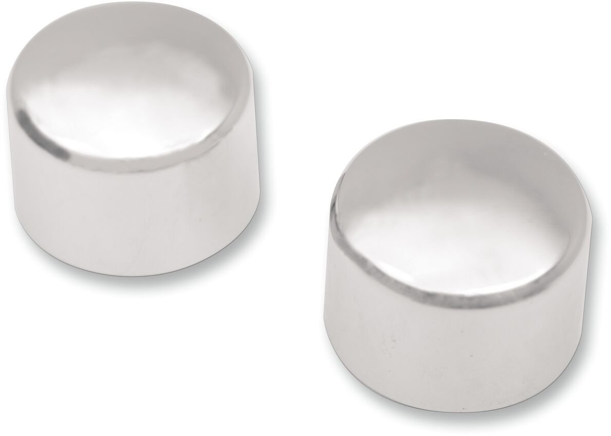 Drag Specialties Front Axle Nut Cover Chrome Wheel Axles Drag Specialties