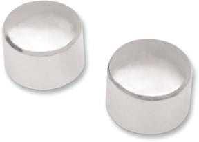 Drag Specialties Front Axle Nut Cover Chrome Wheel Axles Drag Specialties