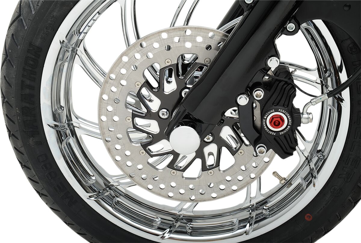 Drag Specialties Front Axle Nut Cover Chrome Wheel Axles Drag Specialties