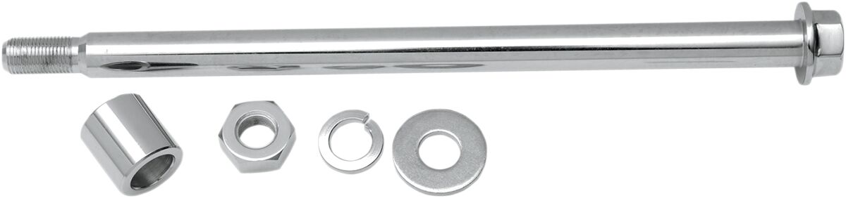 Drag Specialties Axle Rr Chr 80 86 4 Sp Blt Wheel Axles Drag Specialties
