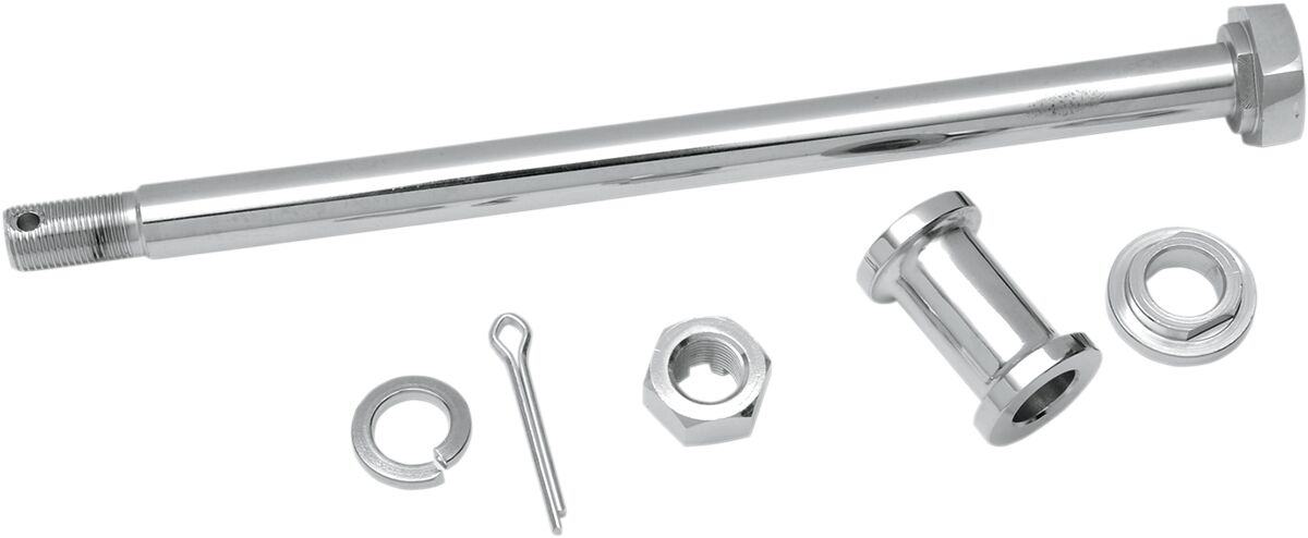 Drag Specialties Rear Axle Kit Chrome Wheel Axles Drag Specialties