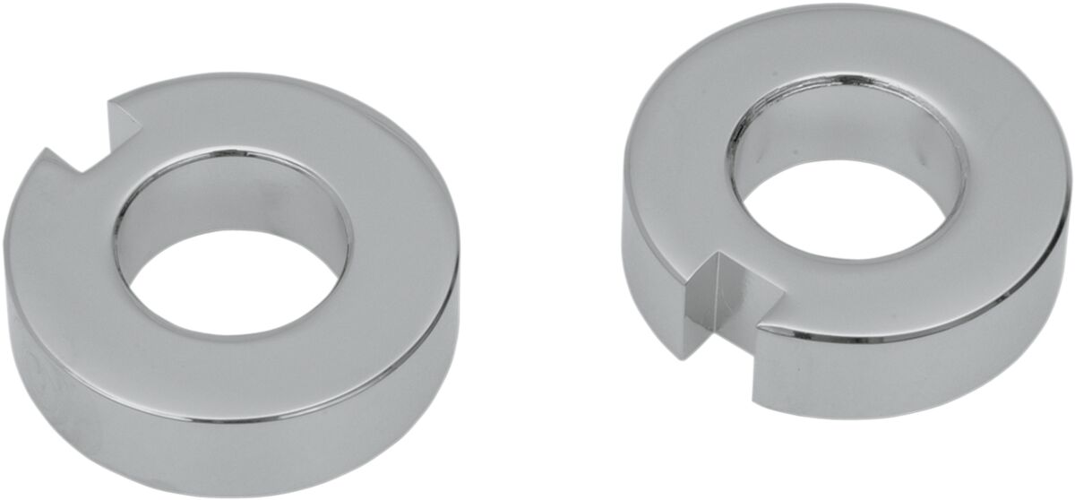 Drag Specialties Axle Adjuster Spacer Chrome Wheel Axles Drag Specialties