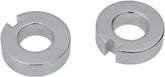 Drag Specialties Axle Adjuster Spacer Chrome Wheel Axles Drag Specialties
