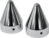 La Choppers Axle Caps Spike Chr Wheel Axles La Choppers