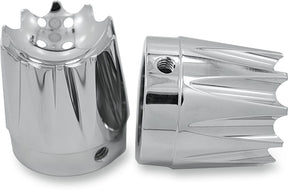 Avon Grips Axle Nut Cover Excalibur Chrome 1" Wheel Axles Avon Grips Default Title
