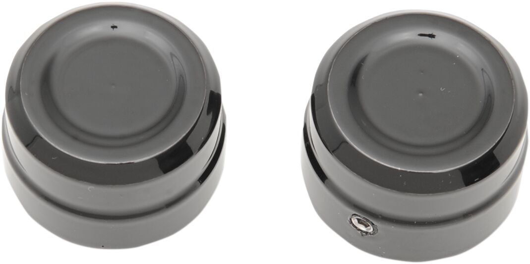 Drag Specialties Billet Cap Axle Black Front Wheel Axles Drag Specialties