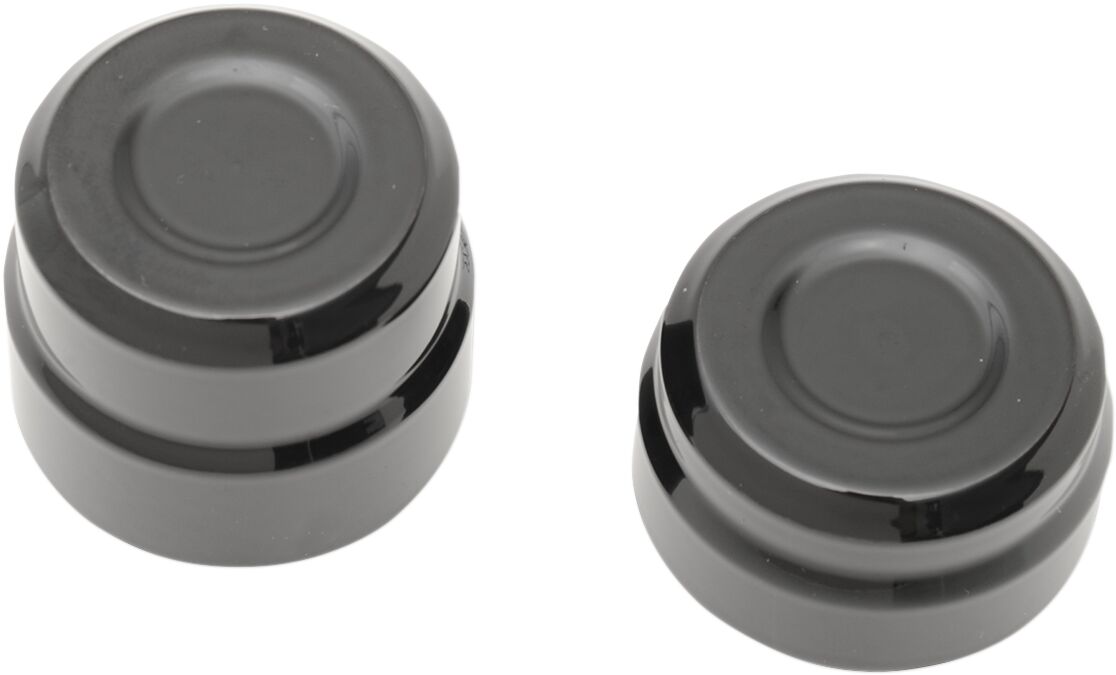Drag Specialties Billet Cap Axle Black Rear Wheel Axles Drag Specialties