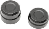 Drag Specialties Billet Cap Axle Black Rear Wheel Axles Drag Specialties
