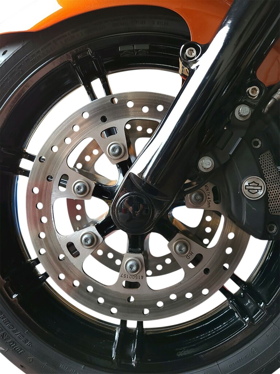 Klock Werks Axle Flsh/Mnt 25 Mm Blk Wheel Axles Klock Werks