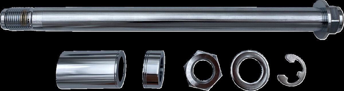 Drag Specialties Axle Kit Chrome 18 23 Flde/Hc/Sb/Sl Fxlr/Bb/Fb Wheel Axles Drag Specialties
