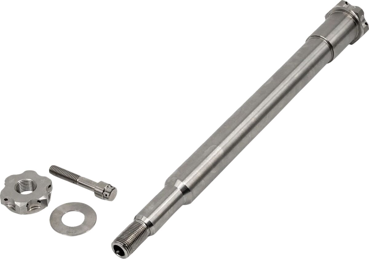 FL Titanium Front Axle Kit - 08-24 Touring Axle Trask Performance