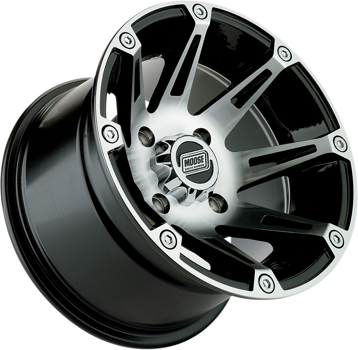 Moose Offroad Four Wheel Wheel 387 M 14 X7 4/136 4+3 WHEEL-ATV-BILLET-CAST-FORGED Moose Offroad Four Wheel