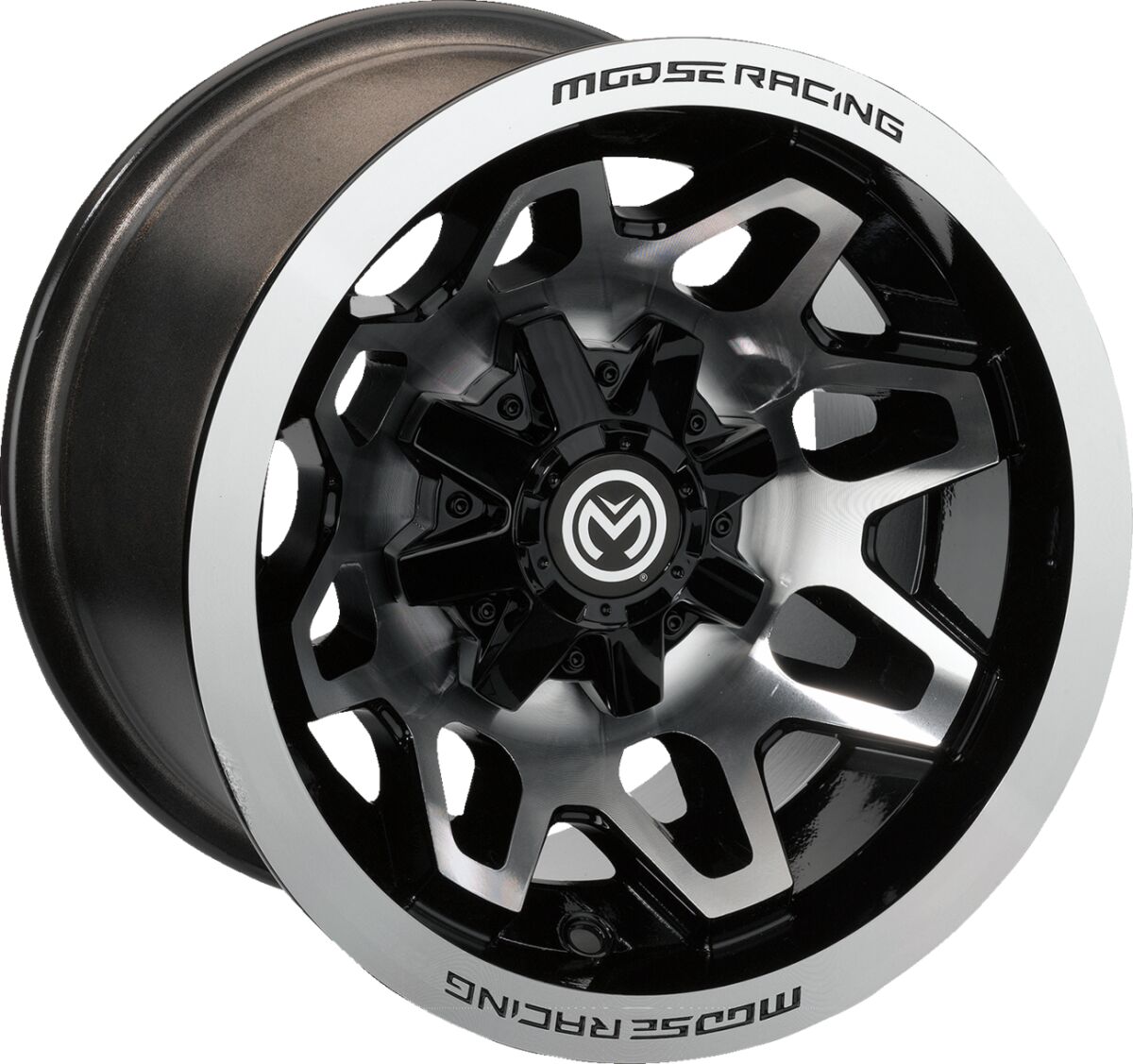 Moose Offroad Four Wheel Wheel 416 Mb 12 X7 4 1564+3 WHEEL-ATV-BILLET-CAST-FORGED Moose Offroad Four Wheel
