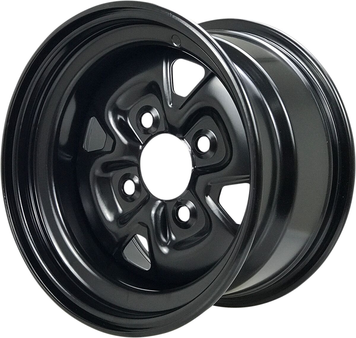 Moose Offroad Four Wheel Wheel Steel 12 X7 4/110 Bk WHEEL-ATV-STEEL Moose Offroad Four Wheel