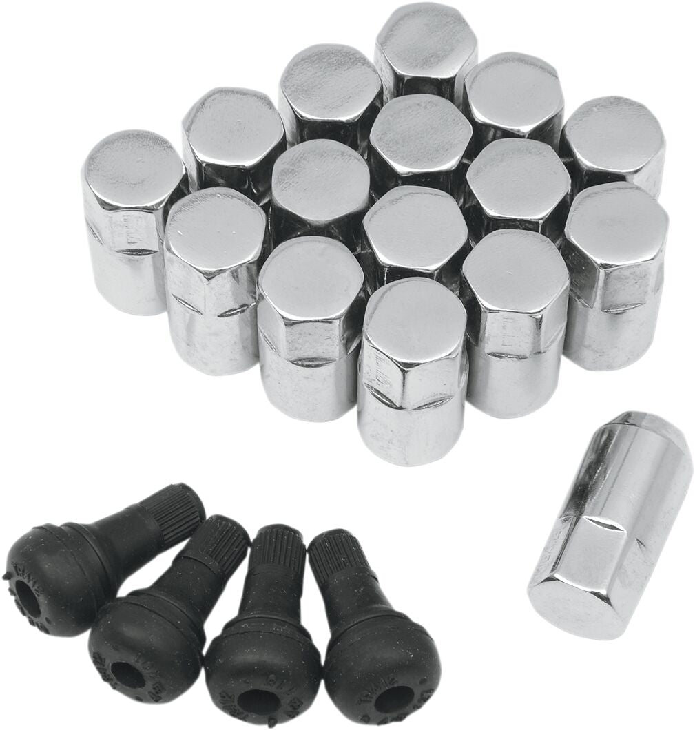 Moose Offroad Four Wheel Lug Nut 10 Mm Chrome 16 Pk Wheel Lug Nuts & Parts Moose Offroad Four Wheel