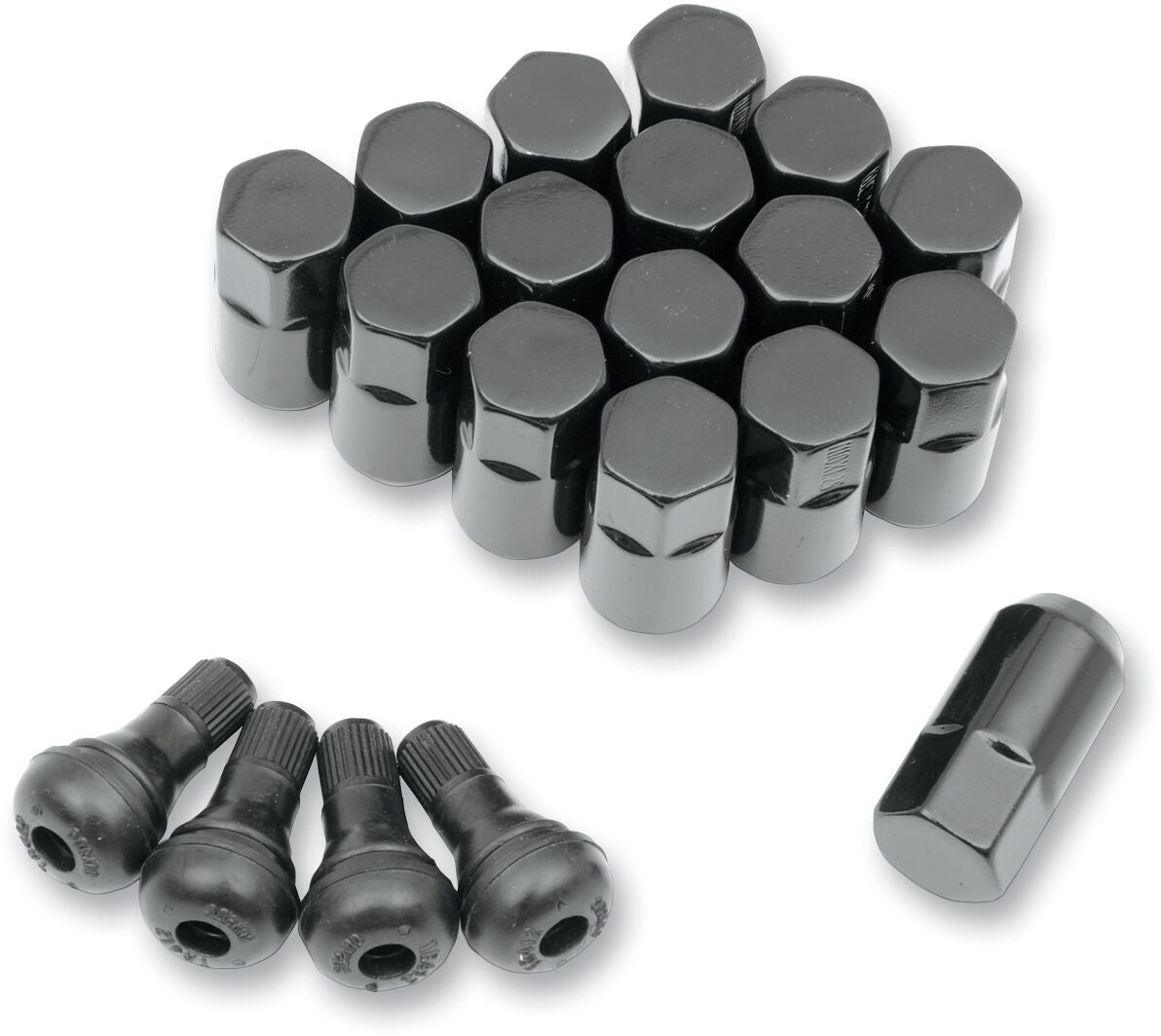 Moose Offroad Four Wheel Lug Nut 10 Mm Black 16 Pk Wheel Lug Nuts & Parts Moose Offroad Four Wheel