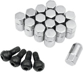 Moose Offroad Four Wheel Lug Nut 3/8 Chrome 16 Pk Wheel Lug Nuts & Parts Moose Offroad Four Wheel