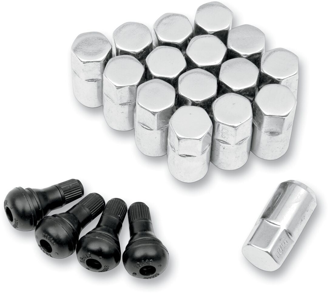 Moose Offroad Four Wheel Lug Nut 12 X1.25 Chr 16 Pk Wheel Lug Nuts & Parts Moose Offroad Four Wheel
