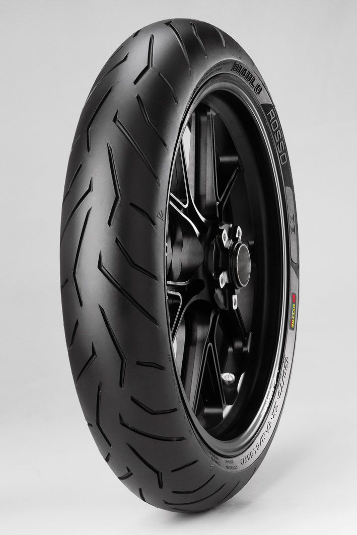 Pirelli Tire Diablo Rosso Ii (K) Front 120/70 Zr 17 (58 W) Tl Front Tire Pirelli