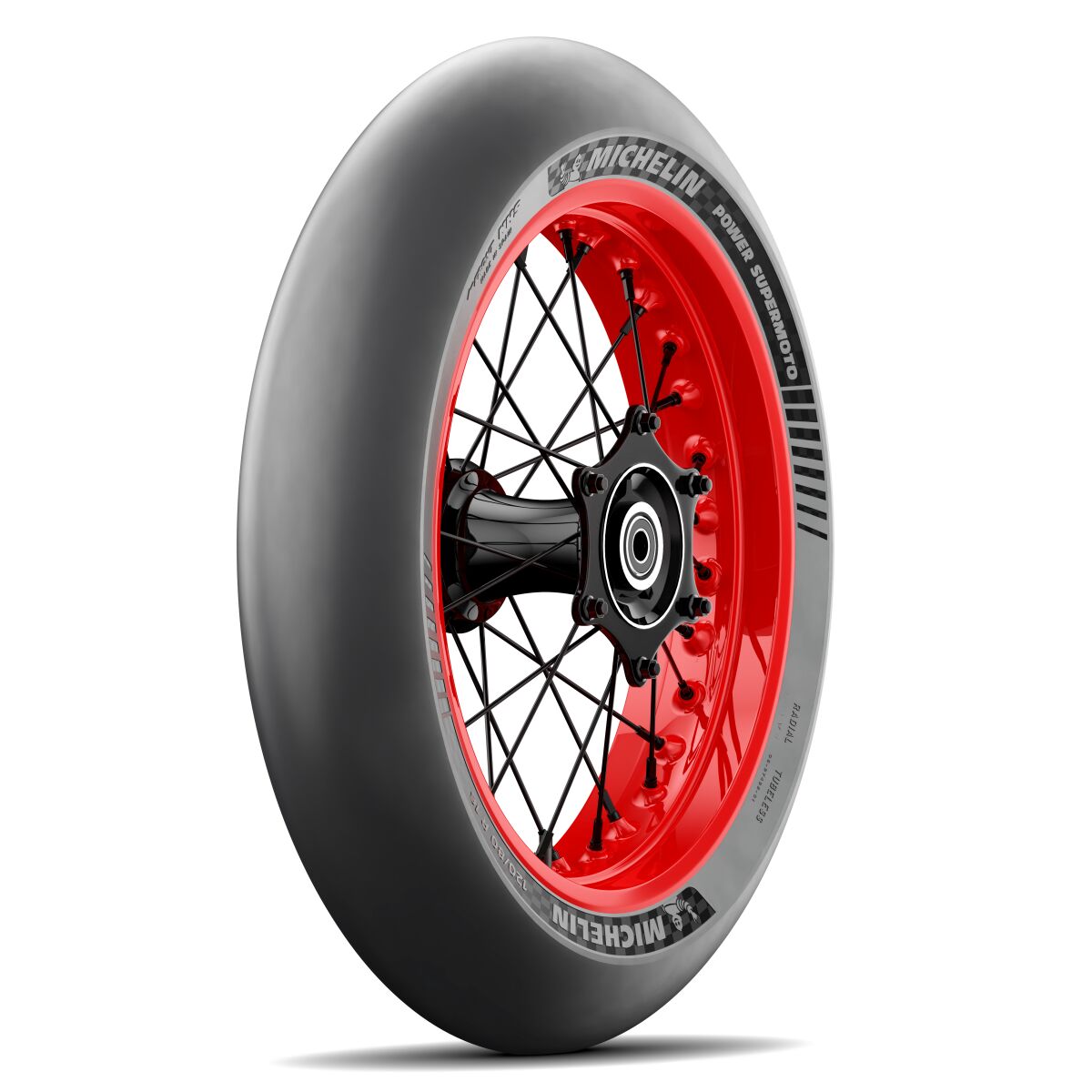 Michelin Tire Power Supermoto B Front 120/75 R16.5 Tl Nhs Front Tire Michelin