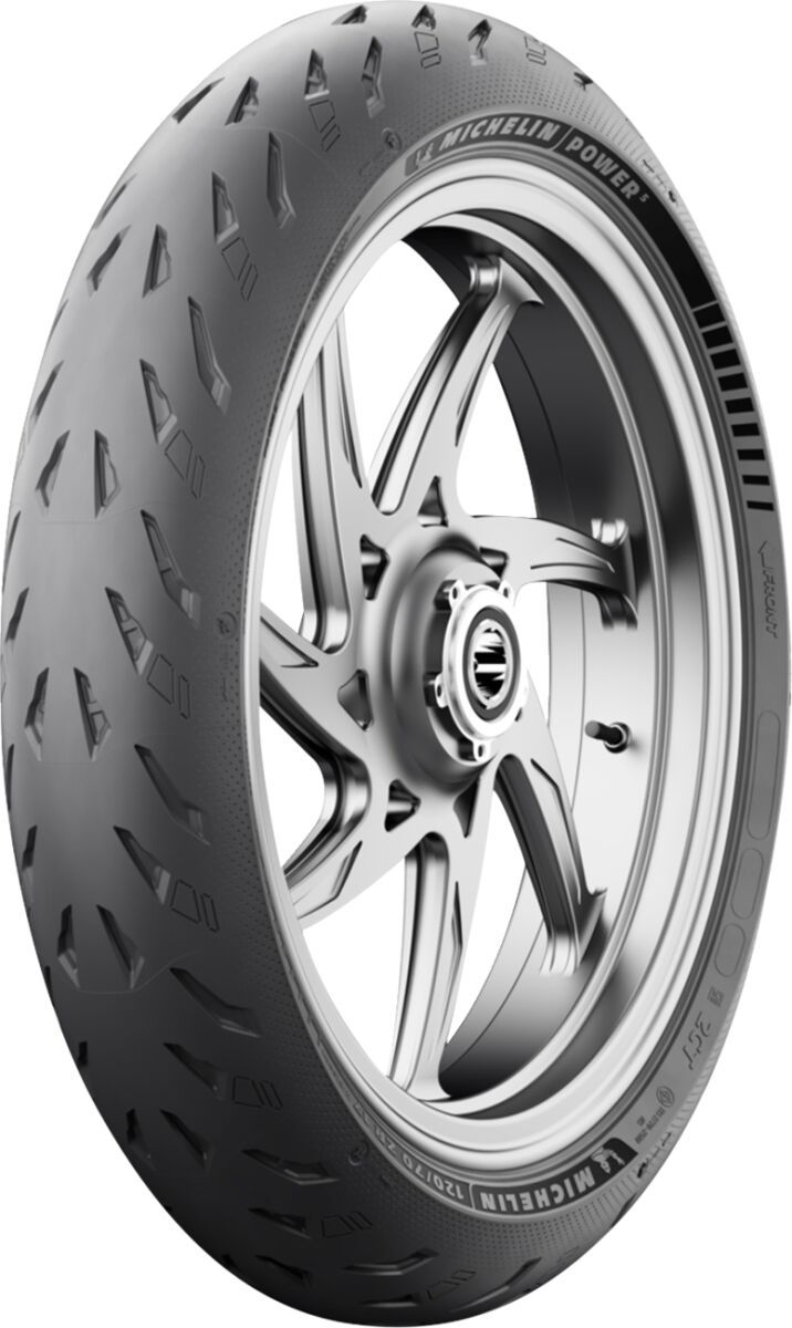 Michelin Power 5 120/70 Zr17 (58 W) Front Tire Michelin