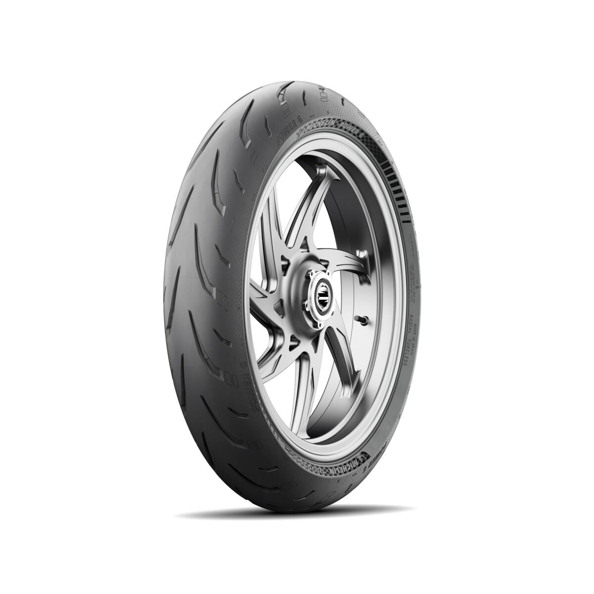 Michelin Pow6 F 120/70 Zr17 (58 W) Tl Front Tire Michelin