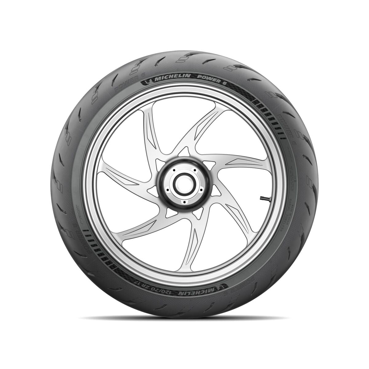 Michelin Pow6 F 120/70 Zr17 (58 W) Tl Front Tire Michelin